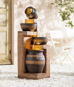 Dehner Polyresin-Gartenbrunnen Monterry, Ca. H117,5 Cm 14 Dehner Polyresin-Gartenbrunnen Monterry, Ca. H117,5 Cm -Markenqualität 6742472 WE MO 001 DehnerPolyresinGartenbrunnenMonterryNEU