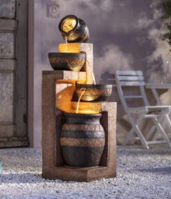 Dehner Polyresin-Gartenbrunnen Monterry, Ca. H117,5 Cm 16 Dehner Polyresin-Gartenbrunnen Monterry, Ca. H117,5 Cm -Markenqualität 6742472 WE MO 003 DehnerPolyresinGartenbrunnenMonterryNEU