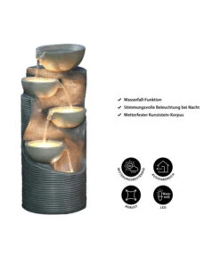 Dehner Polyresin-Gartenbrunnen Salo, Ca. H81 Cm 7 Dehner Polyresin-Gartenbrunnen Salo, Ca. H81 Cm -Markenqualität 6742787 WE IG 001 DehnerPolyresinBrunnenSaloNEU