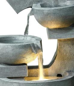 Dehner Polyresin-Gartenbrunnen Caserta, Ca. B41,5/H72/T37 Cm -Markenqualität 6742928 WE DE 002 BrunnenCaserta