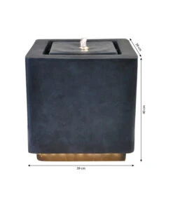 Dehner Polyresin-Gartenbrunnen Praca Mit LED-Beleuchtung, Quadratisch -Markenqualität 6743645 WE BG 001 DehnerPolyresinGartenbrunnenPracaNEU