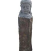 Dehner Basalt-Säule Buddha, Ca. B20/H85/T25 Cm
