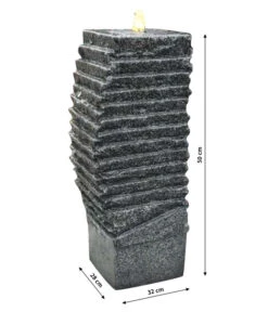 Dehner Granit-Gartenbrunnen Slap, Ca. B32/H50/T28 Cm -Markenqualität 6753412 WE DE 001 DehnerGranitBrunnenSlap