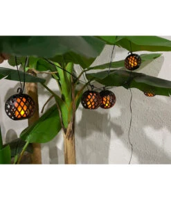 Dehner Solar-Lichterkette Flame -Markenqualität 6862098 WE MO 003 DehnerSolarLichterketteFLAME