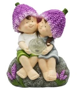 Dehner Solarfigur Tobi Und Kathi, B32/H41/T22 Cm