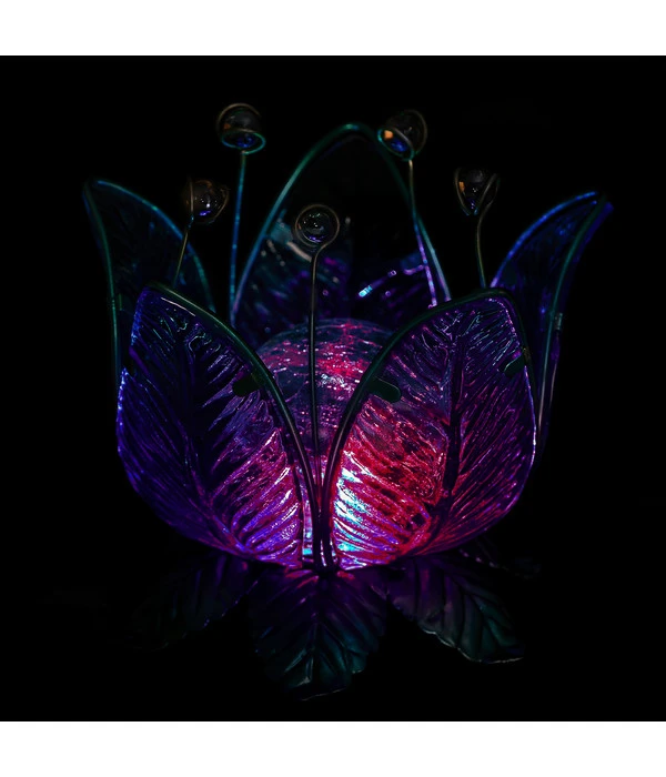 Dehner Solar-Lotus, Ca. Ø18/H17 Cm 5 Dehner Solar-Lotus, Ca. Ø18/H17 Cm – Bild 3