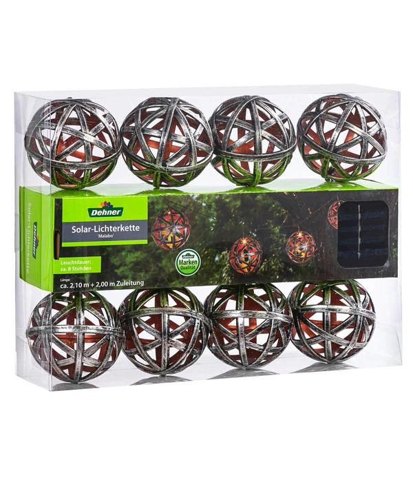 Dehner Solar-Lichterkette Malabo 4 Dehner Solar-Lichterkette Malabo – Bild 2