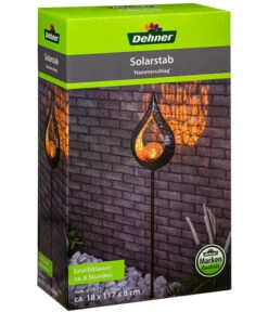 Dehner Solarstab Hammerschlag, Ca. B18/H117/T8 Cm 7 Dehner Solarstab Hammerschlag, Ca. B18/H117/T8 Cm -Markenqualität 6869499 WE DE 002 DehnerSolarstabHammerschlag