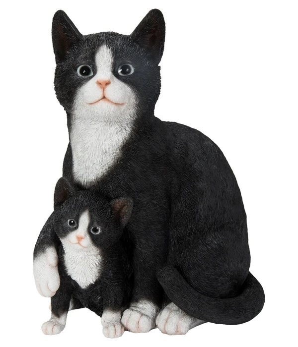 Dehner Polyresin-Katzenmutter Mit Babykatze, Ca. H25 Cm 3 Dehner Polyresin-Katzenmutter Mit Babykatze, Ca. H25 Cm