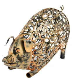 Dehner Metall-Schwein, Ca. H20 Cm