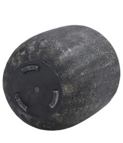 Dehner Polystone-Topf Lava, Rund, Schwarz -Markenqualität 6878847 68788546878862 WE DE 001 PolystoneTopfLava