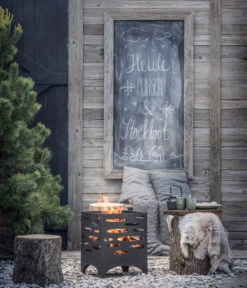 Dehner Feuerschale Huelva, Ca. B40/H50/T40 Cm -Markenqualität 6892343 WE MO 001 FeuerschaleHuelva