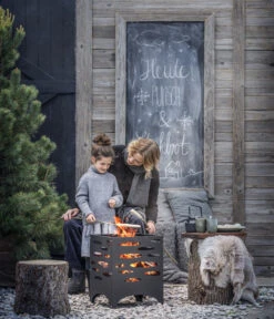 Dehner Feuerschale Huelva, Ca. B40/H50/T40 Cm -Markenqualität 6892343 WE MO 002 FeuerschaleHuelva