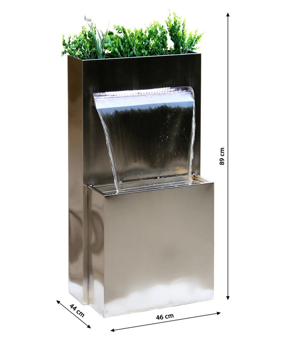 Dehner Edelstahl-Gartenbrunnen Dallas, Ca. H89 Cm 6 Dehner Edelstahl-Gartenbrunnen Dallas, Ca. H89 Cm – Bild 4