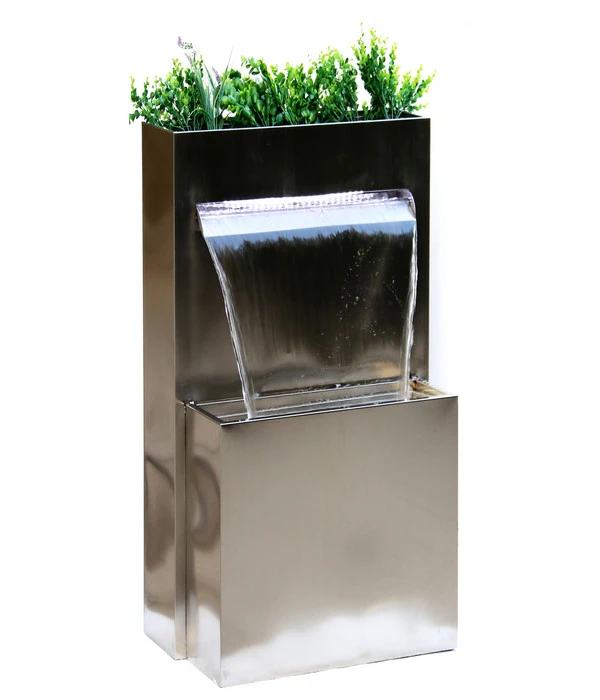 Dehner Edelstahl-Gartenbrunnen Dallas, Ca. H89 Cm 4 Dehner Edelstahl-Gartenbrunnen Dallas, Ca. H89 Cm – Bild 2