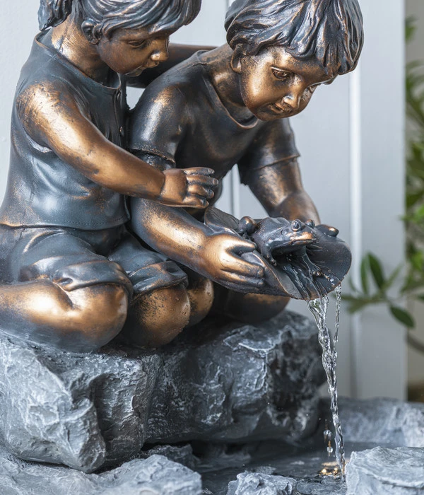 Dehner Polyresin-Gartenbrunnen Couple, Ca. H48 Cm 8 Dehner Polyresin-Gartenbrunnen Couple, Ca. H48 Cm – Bild 6