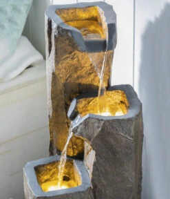 Dehner Polyresin-Gartenbrunnen Sedona, Ca. H85 Cm -Markenqualität 6911101 WE DE 001 BrunnenSedona