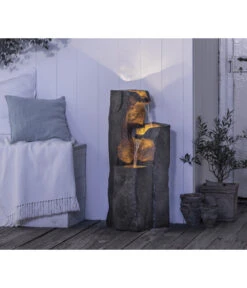 Dehner Polyresin-Gartenbrunnen Sedona, Ca. H85 Cm -Markenqualität 6911101 WE MO 002 BrunnenSedona