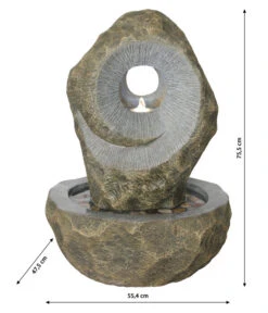 Dehner Polyresin-Gartenbrunnen Honolulu, Ca. H75,5 Cm -Markenqualität 6911168 WE DE 001 DehnerPolyresinGartenbrunnenHonolulu