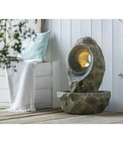 Dehner Polyresin-Gartenbrunnen Honolulu, Ca. H75,5 Cm -Markenqualität 6911168 WE MO 001 BrunnenHonolulu