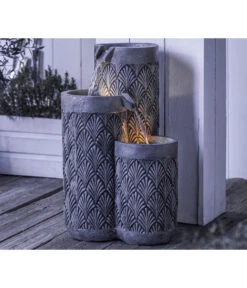 Dehner Polyresin-Gartenbrunnen Palermo, Ca. H66 Cm -Markenqualität 6911242 WE MO 002 BrunnenPalermo