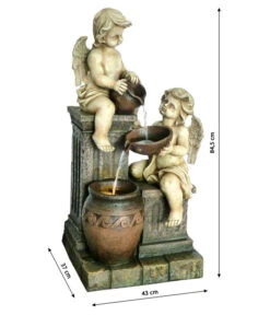 Dehner Polyresin-Gartenbrunnen Engel, Ca. H84,5 Cm -Markenqualität 6911267 WE DE 001 DehnerPolyresinGartenbrunnenEngel