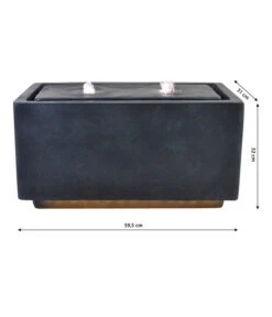 Dehner Polyresin-Gartenbrunnen Praca Mit LED-Beleuchtung, Rechteckig 6 Dehner Polyresin-Gartenbrunnen Praca Mit LED-Beleuchtung, Rechteckig -Markenqualität 6911879 WE BG 001 PolyresinBrunnenPraca60