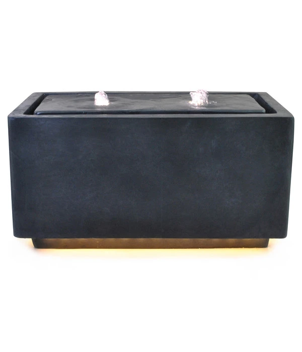Dehner Polyresin-Gartenbrunnen Praca Mit LED-Beleuchtung, Rechteckig 3 Dehner Polyresin-Gartenbrunnen Praca Mit LED-Beleuchtung, Rechteckig