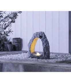 Dehner Granit-Gartenbrunnen Gruta, Ca. H45 Cm -Markenqualität 6938435 WE MO 002 BrunnenGruta